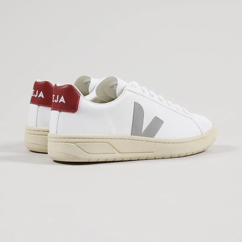 Veja Womens Urca CWL Shoes White Oxford Grey Rouille-2
