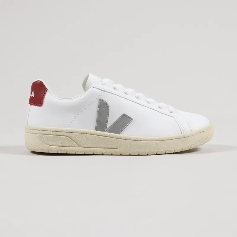 Veja Womens Urca CWL Shoes White Oxford Grey Rouille-4