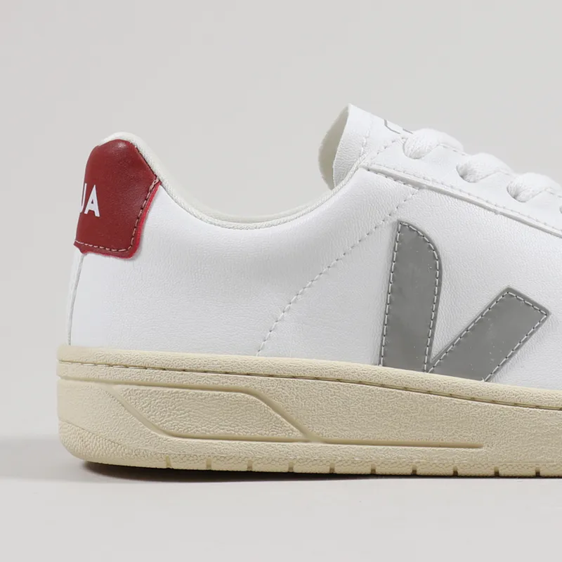 Veja Womens Urca CWL Shoes White Oxford Grey Rouille-5