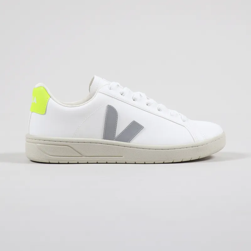Veja Urca CWL Shoes White Oxford Grey Jaune Fluo-4