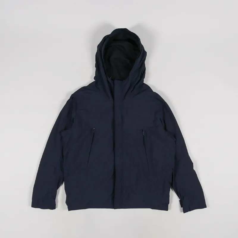Norse Projects Mens Ursand Packable Jacket Navy Blue Anorak