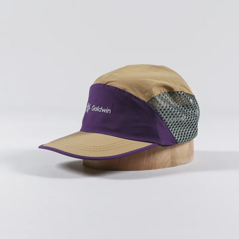 Goldwin Utility Jet Mesh Cap Purple Camel