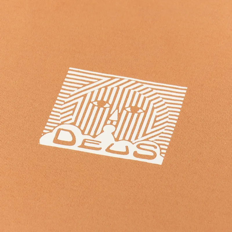 Deus Ex Machina UV T Shirt Orange Ochre-3