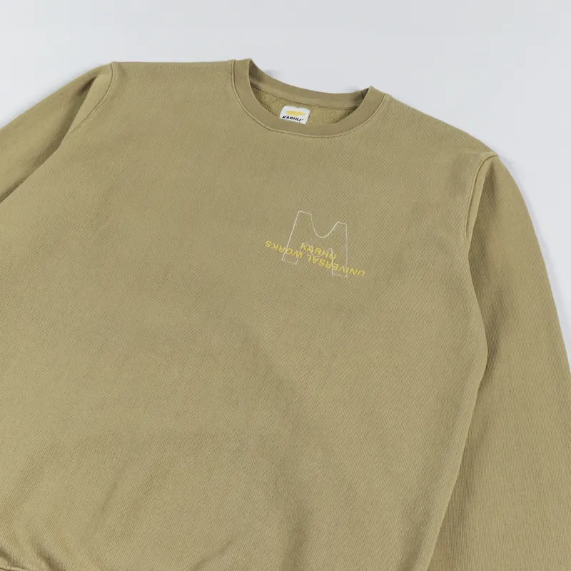 Universal Works x Karhu Classic Crew Sweat Khaki-2