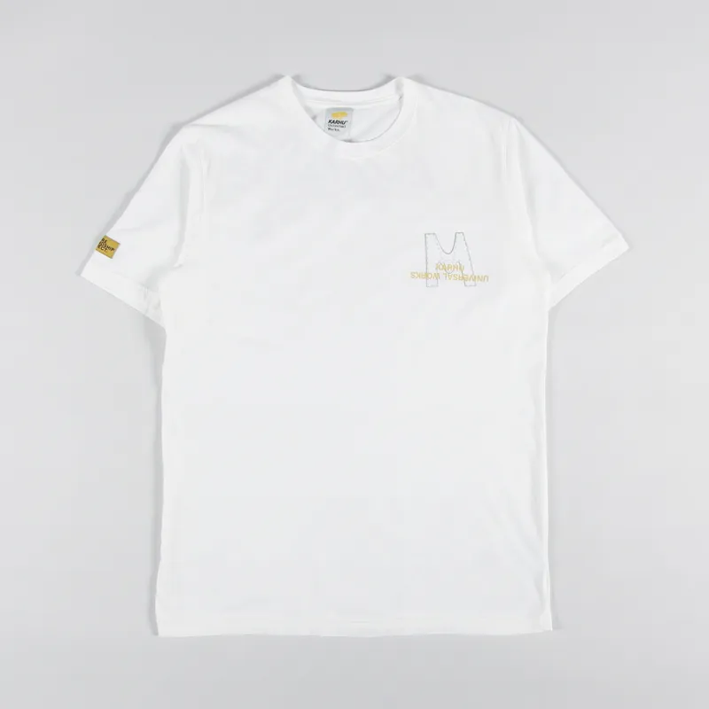 Universal Works x Karhu Print T Shirt Ecru-1