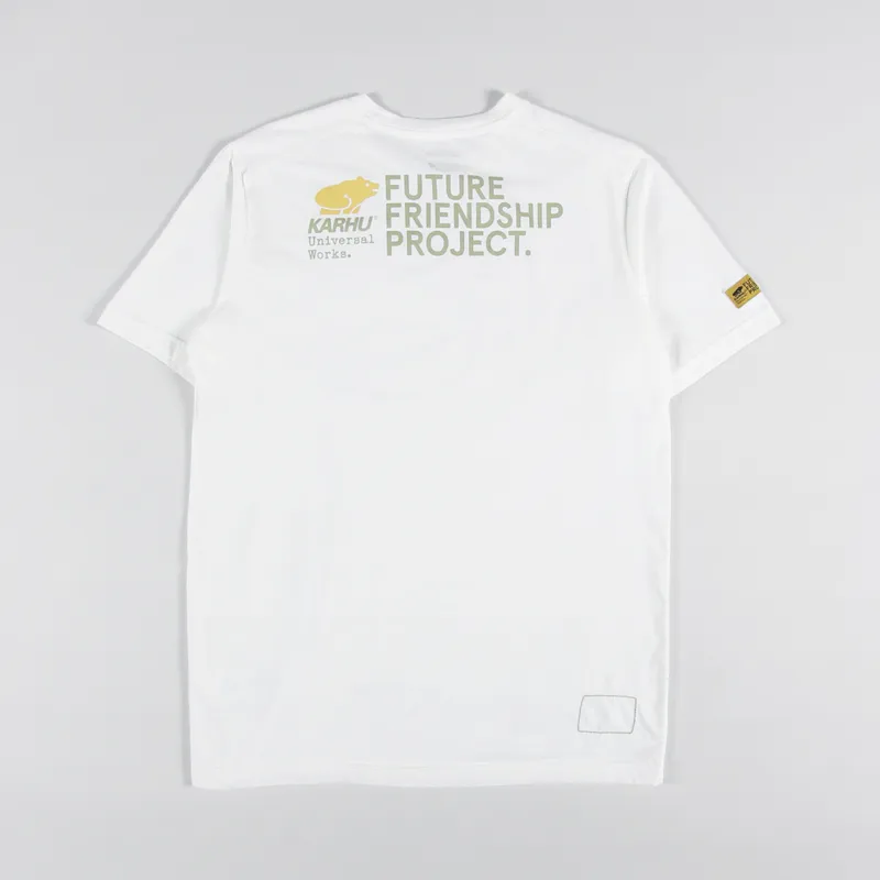 Universal Works x Karhu Print T Shirt Ecru