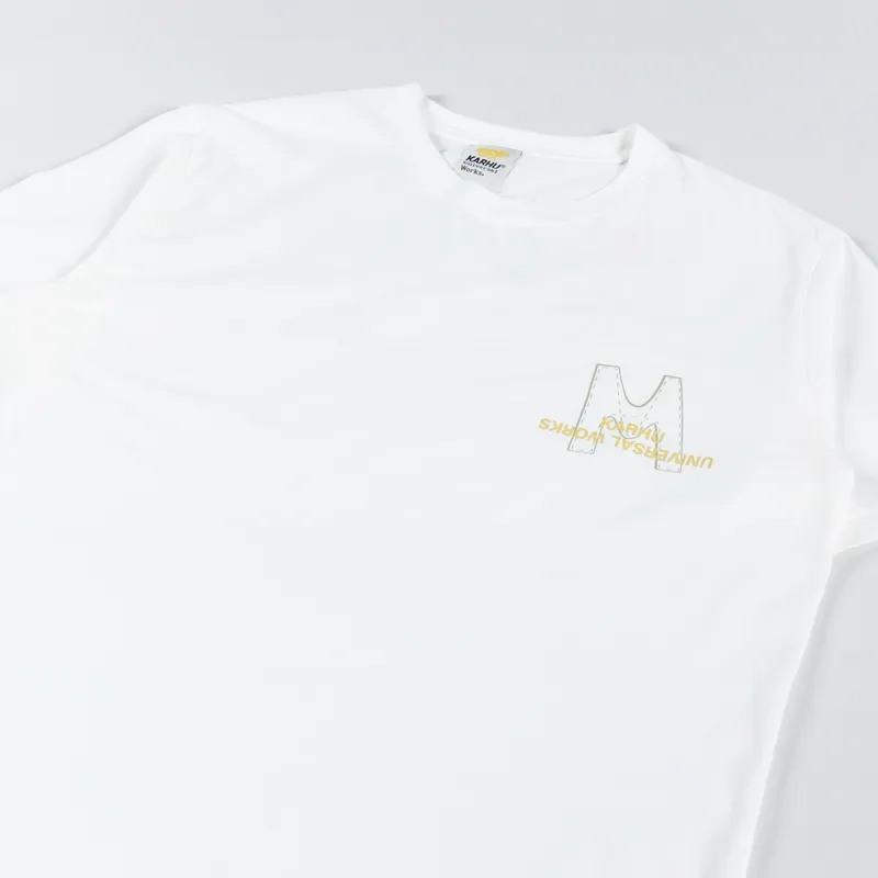 Universal Works x Karhu Print T Shirt Ecru-3