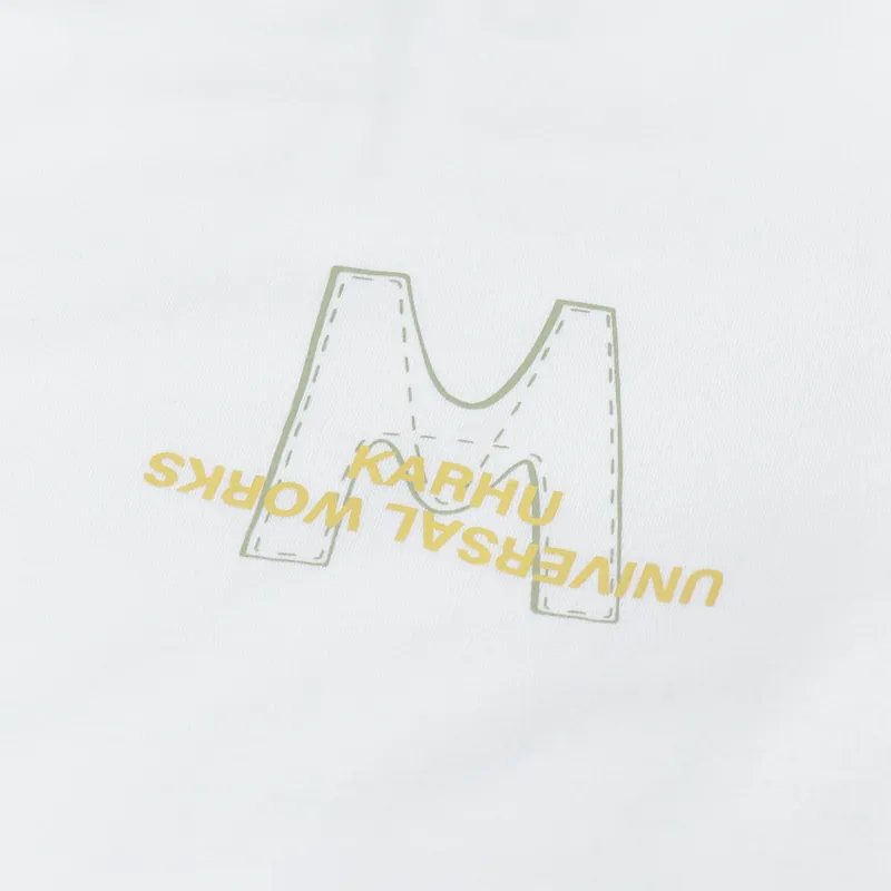 Universal Works x Karhu Print T Shirt Ecru-5