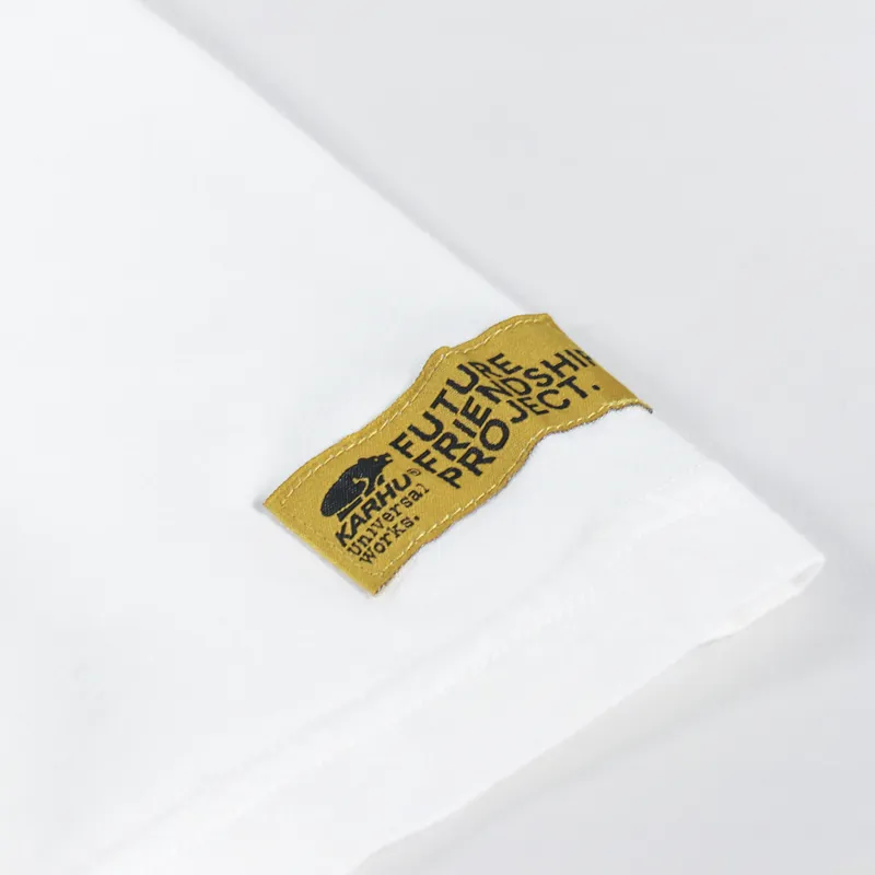 Universal Works x Karhu Print T Shirt Ecru-6