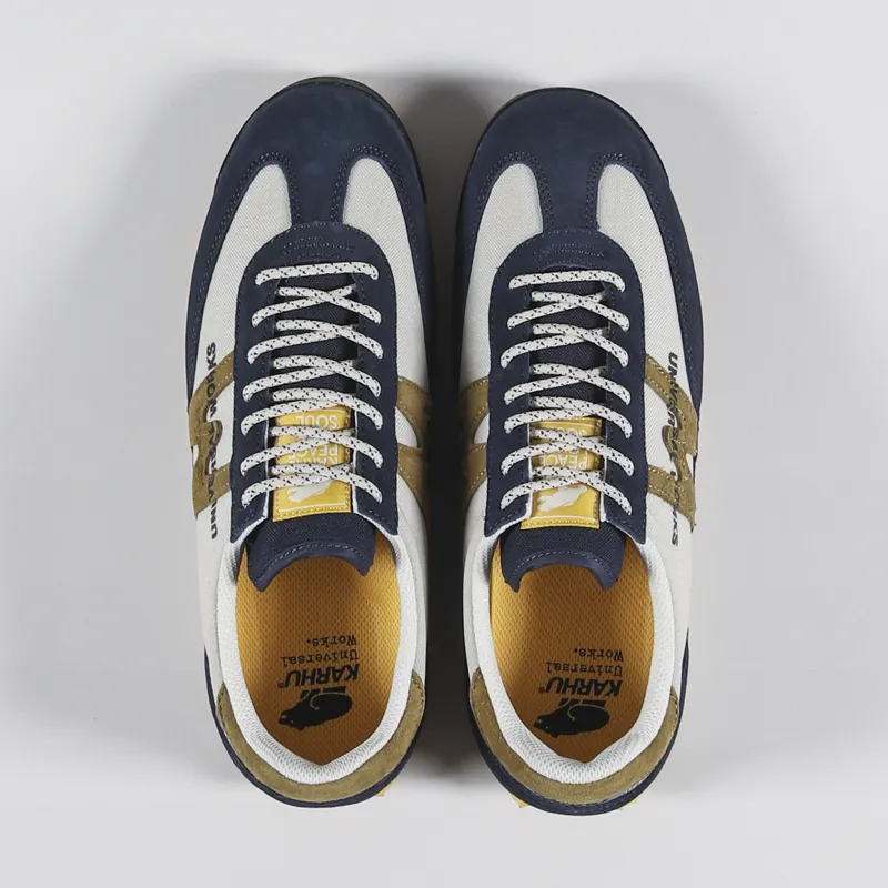 Universal Works x Karhu Mestari Control Shoes Navy Blazer Fennel Seed-1
