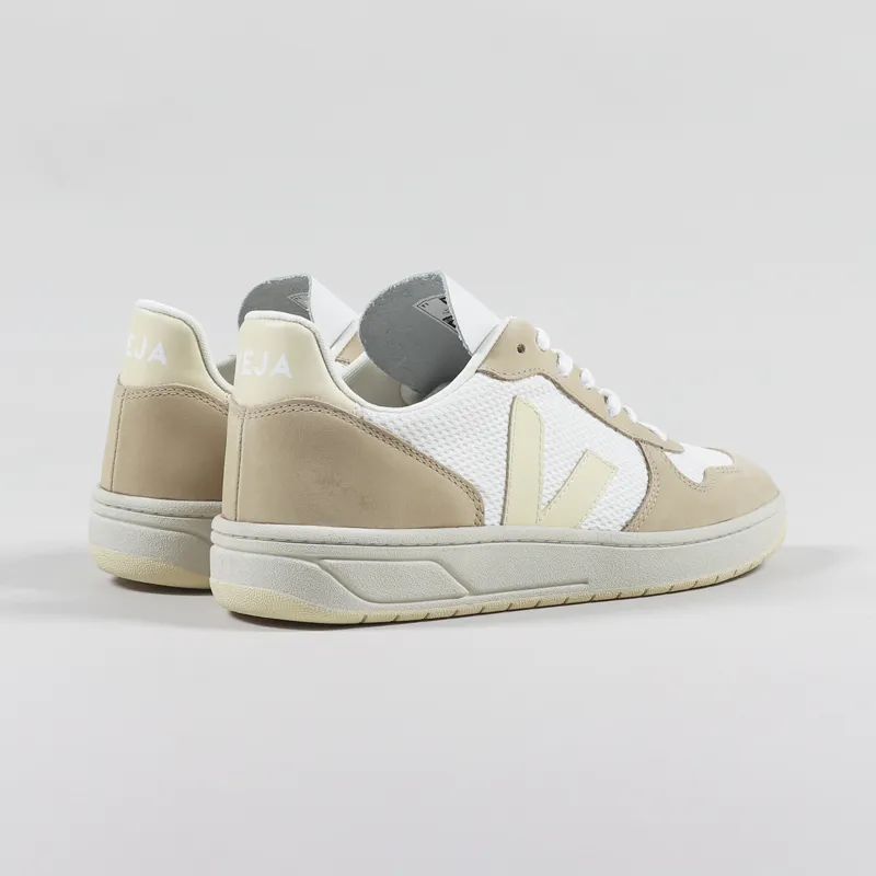 Veja V-10 Alveomesh Shoes White Butter Almond-3