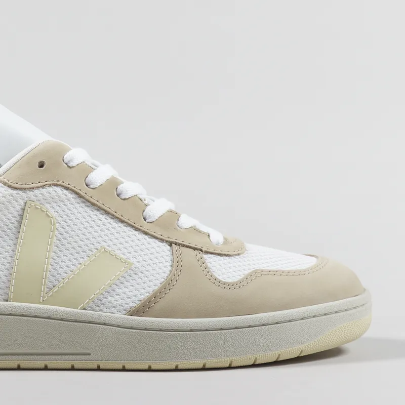 Veja V-10 Alveomesh Shoes White Butter Almond-6