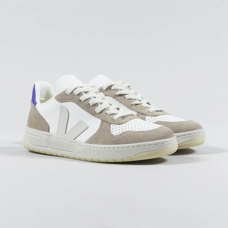Veja Womens V-10 Chromefree Shoes Extra White Sahara Paros