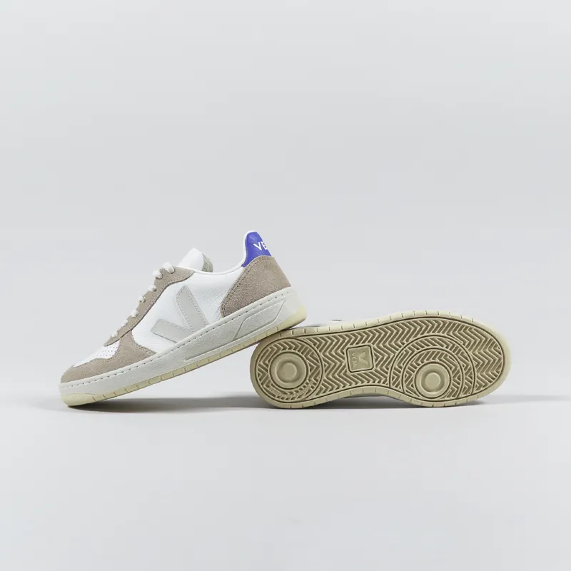 Veja Womens V-10 Chromefree Shoes Extra White Sahara Paros-2