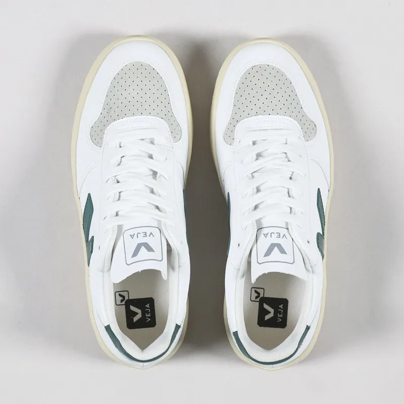 Veja Womens V-10 CWL Shoes White Brittany Butter Sole-3