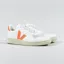 Veja Womens V-10 CWL Shoes White Orange Fluo