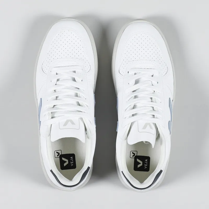 Veja Womens V-10 CWL Shoes White Steel Nautico-1