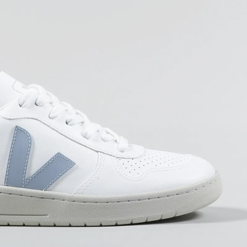 Veja Womens V-10 CWL Shoes White Steel Nautico-6