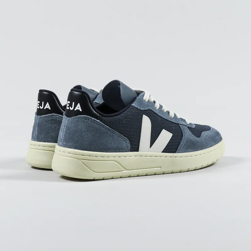 Veja Womens V-10 Ripstop Shoes Nautico Pierre-3