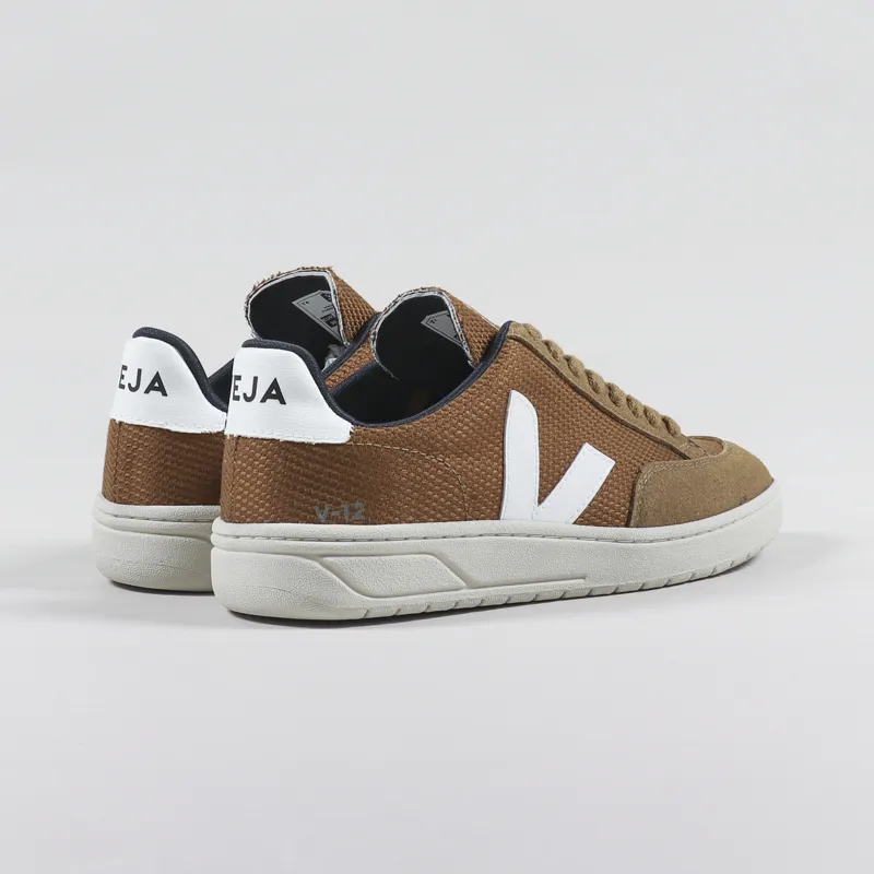 Veja Womens V-12 B-Mesh Shoes Tent White-3