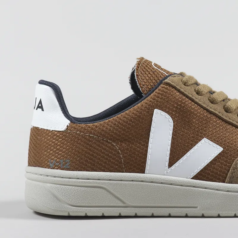 Veja Womens V-12 B-Mesh Shoes Tent White-5