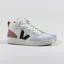 Veja Womens V-15 Suede Shoes Multico Natural Black