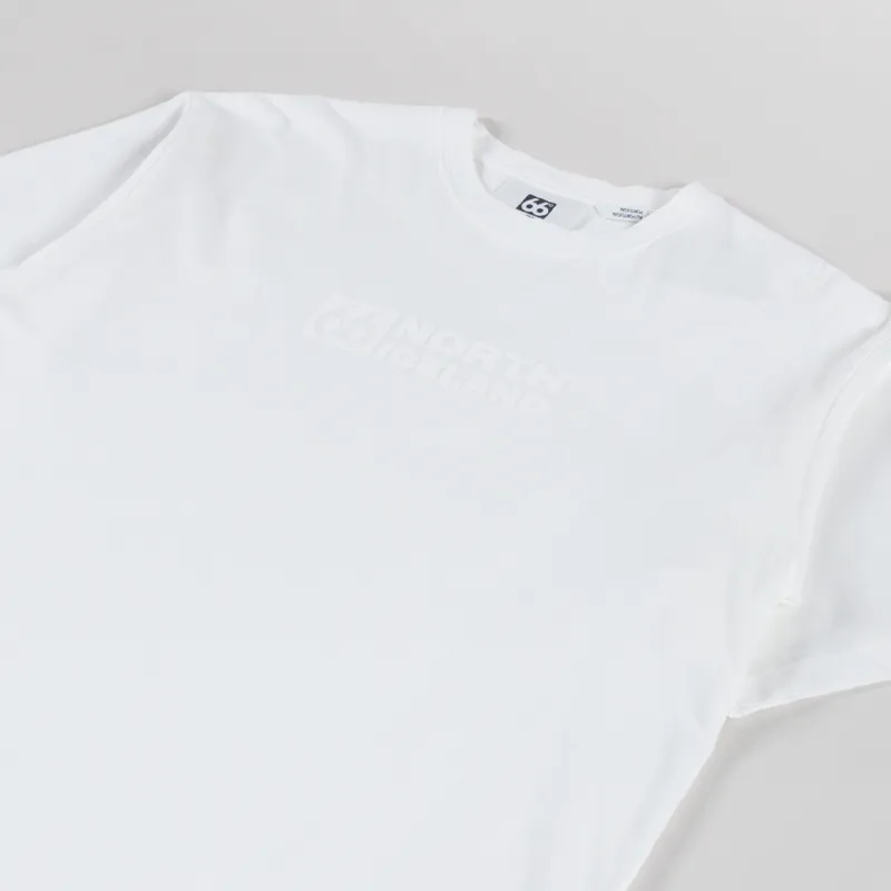 66 North Borgir T Shirt Bright White-1