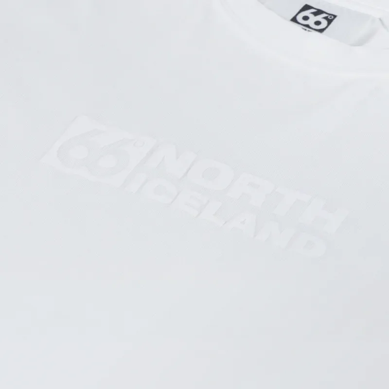 66 North Borgir T Shirt Bright White-2