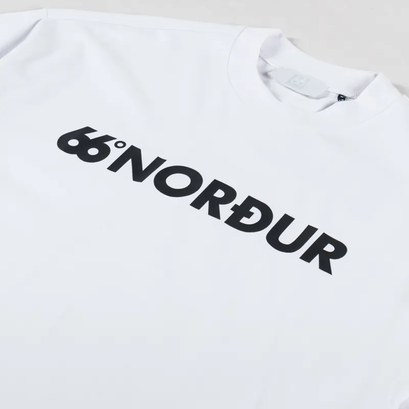 66 North Hringbraut T Shirt White-4