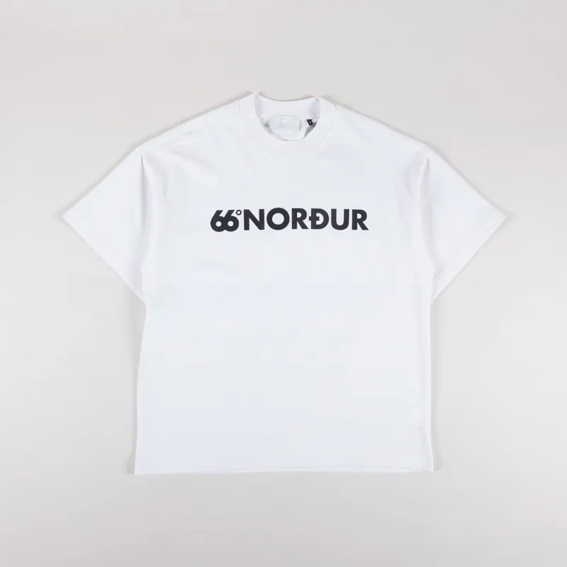 66 North Hringbraut T Shirt White