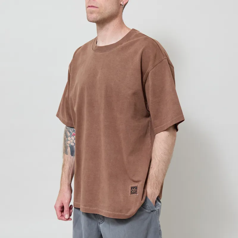 66 North Logn T Shirt Pine Bark-1