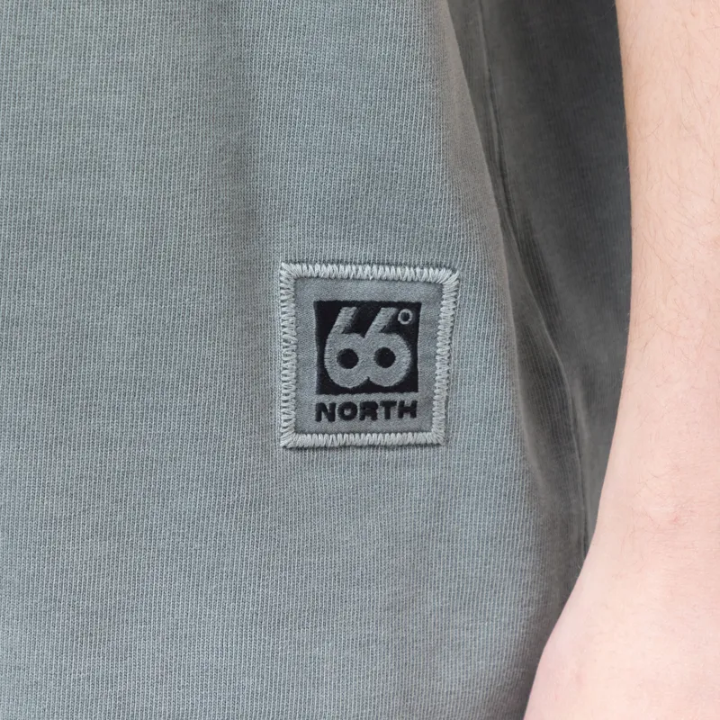 66 North Logn T Shirt Glacial Grey-4