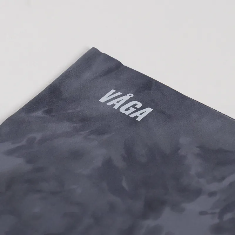 Vaga Tie Dye Lightweight Neck Gaiter Black-2