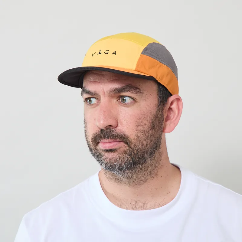 Vaga Logo Club Cap Yellow Amber Charcoal
