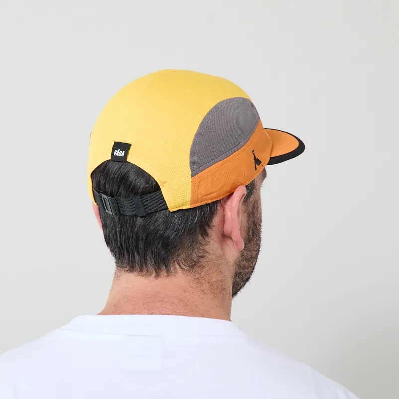 Vaga Logo Club Cap Yellow Amber Charcoal-2