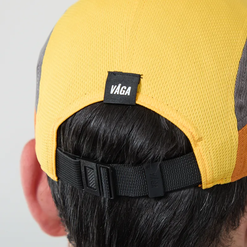 Vaga Logo Club Cap Yellow Amber Charcoal-5