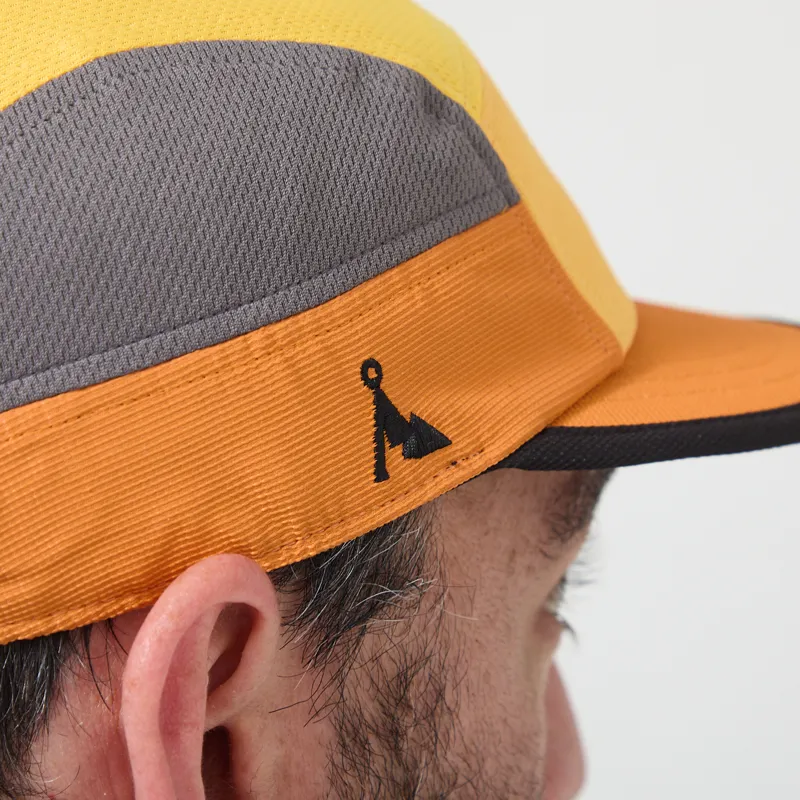Vaga Logo Club Cap Yellow Amber Charcoal-4