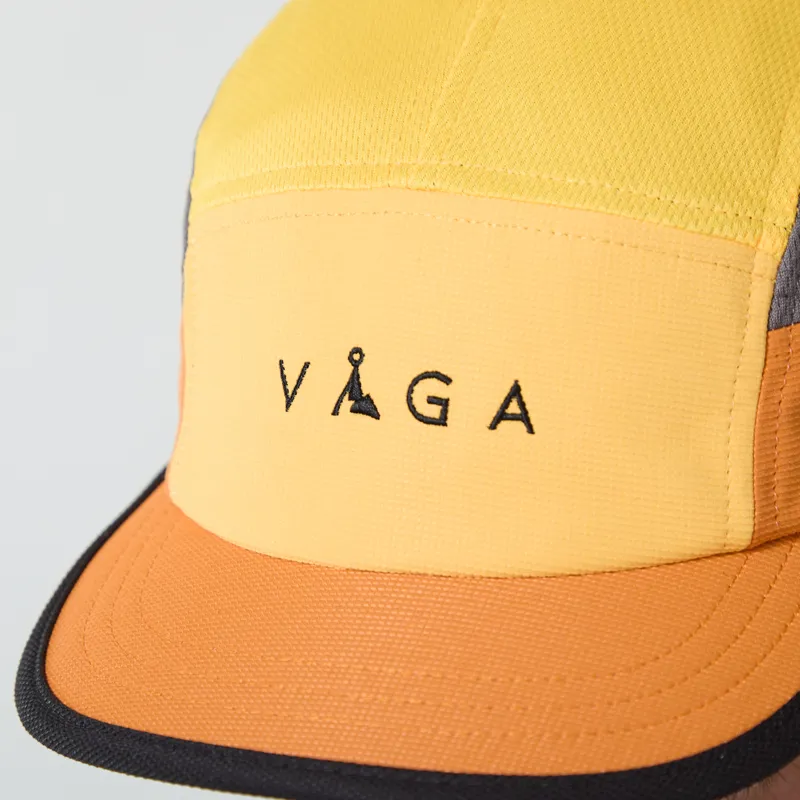 Vaga Logo Club Cap Yellow Amber Charcoal-3