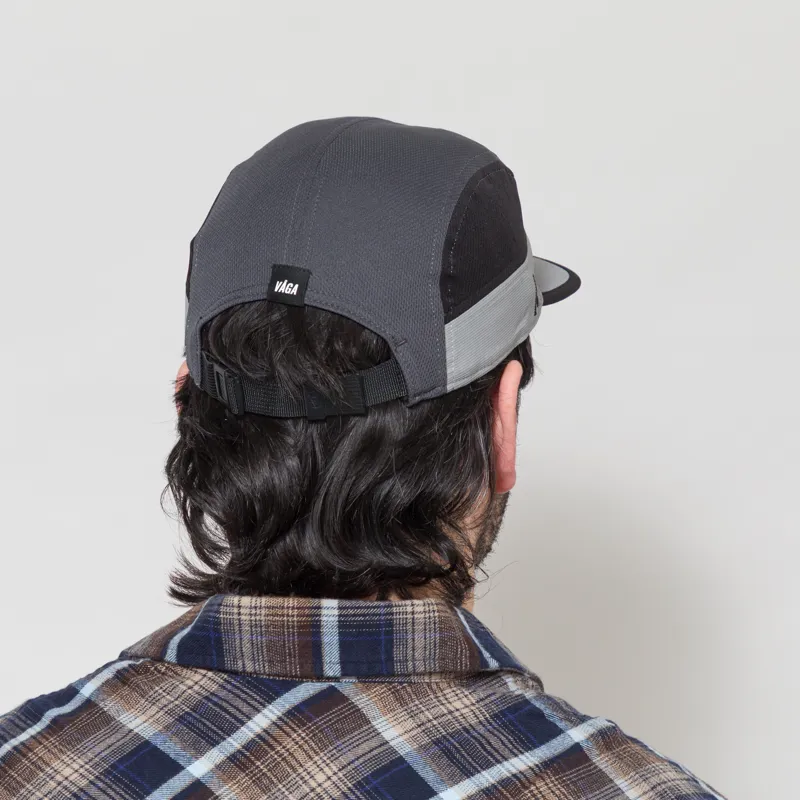 Vaga Logo Club Cap Light Grey Mid Grey Black-3