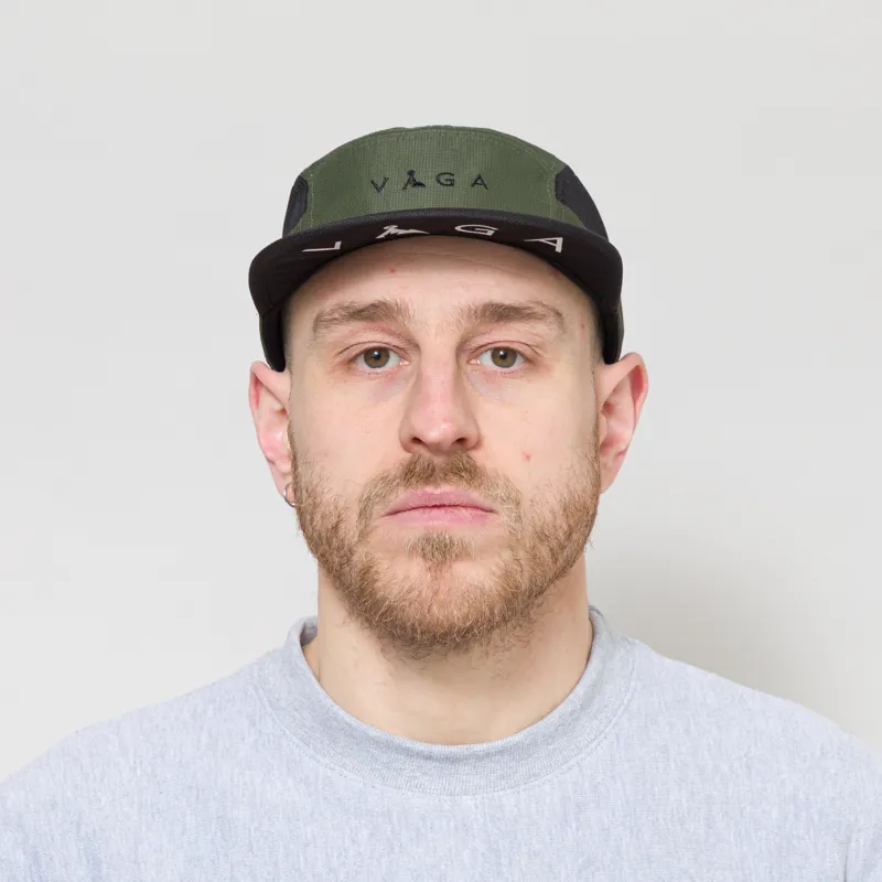 Vaga Logo Club Cap Utility Green Black-1