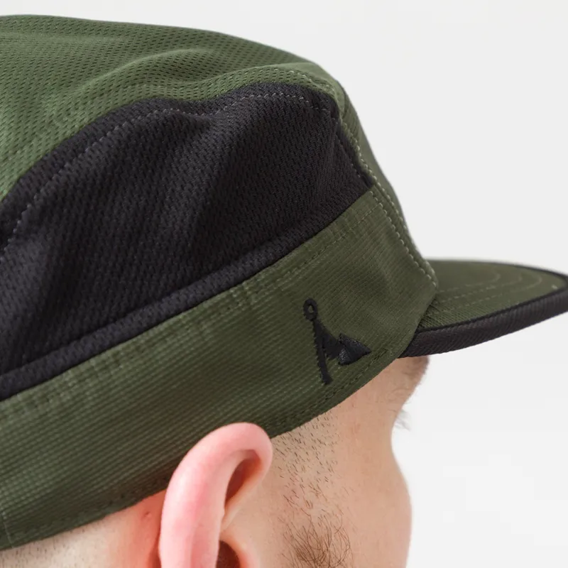Vaga Logo Club Cap Utility Green Black-5