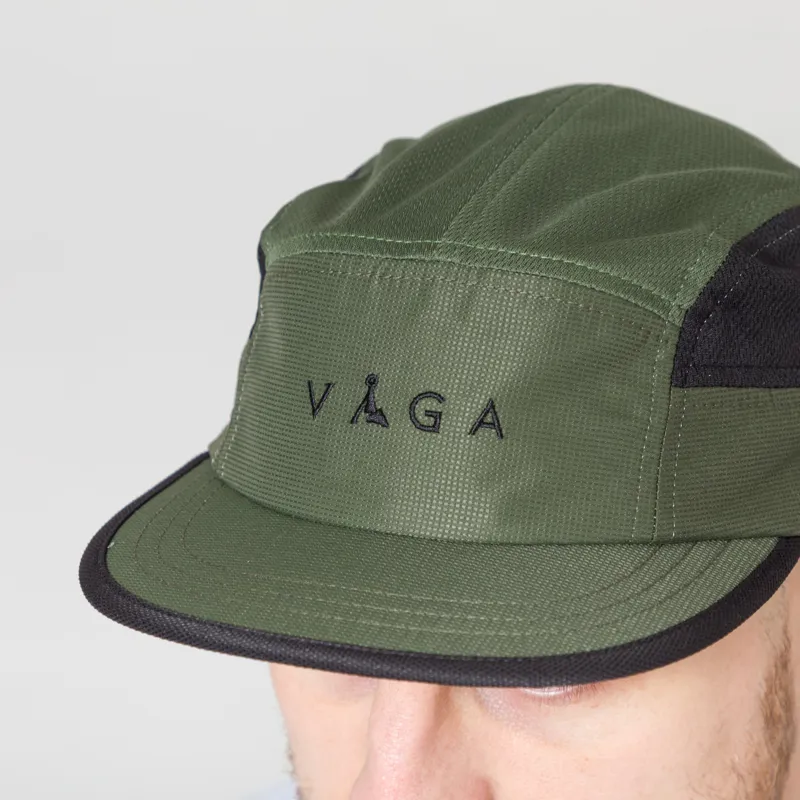 Vaga Logo Club Cap Utility Green Black-3