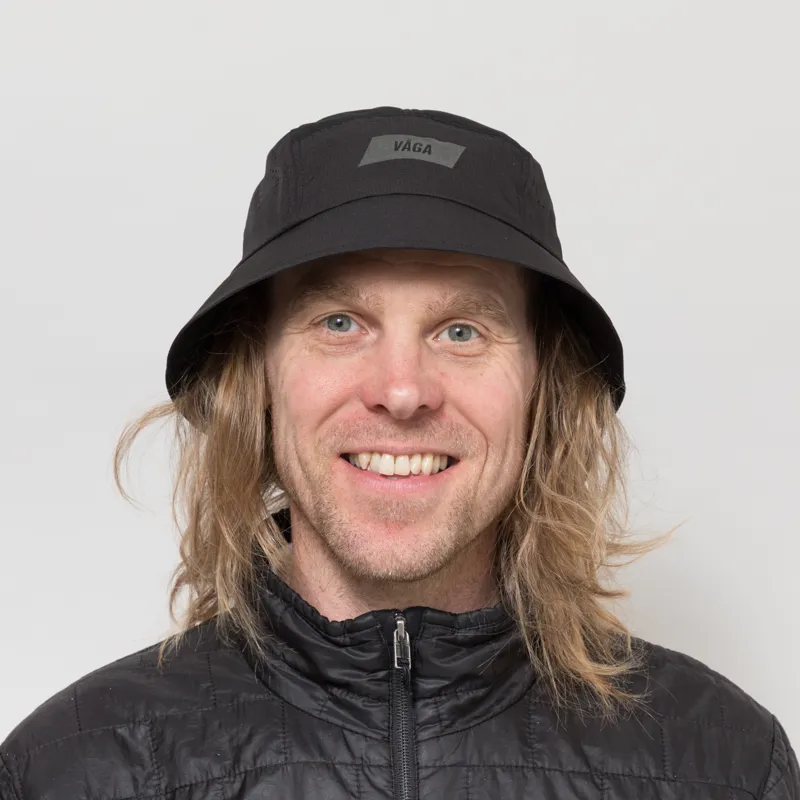 Vaga Feather Bucket Hat Black-1