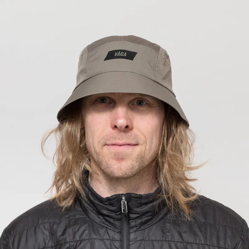 Vaga Feather Bucket Hat Taupe-1