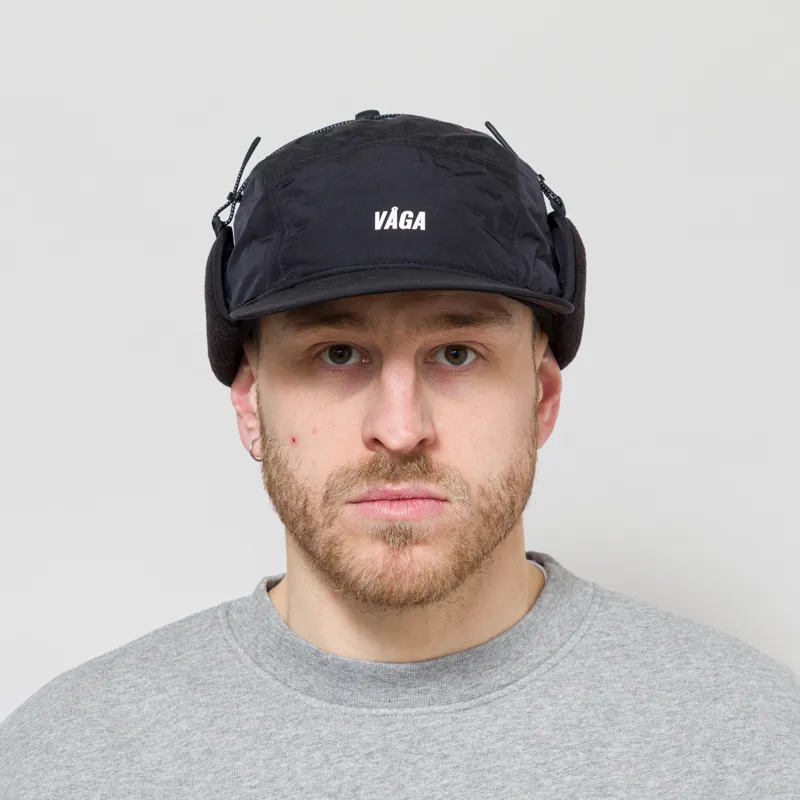 Vaga Padded Hiker Cap Black-1