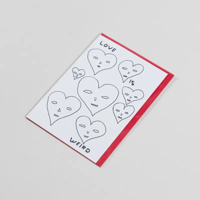 David Shrigley Love Is Weird Card