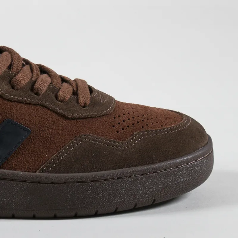 Veja V-90 Suede Shoes Walnut Black-5