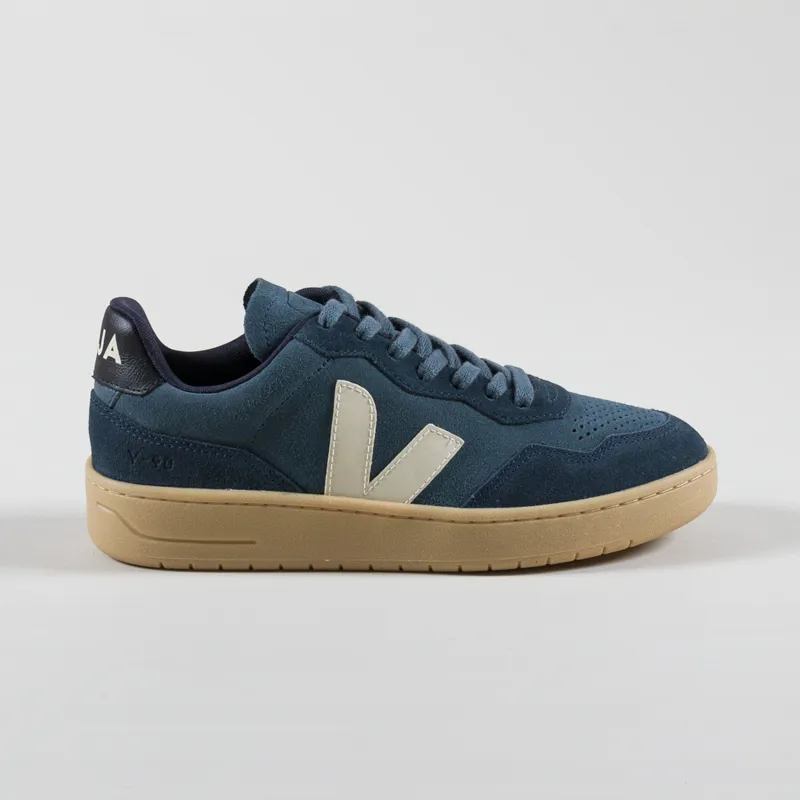 Veja Womens V-90 Suede Shoes California Pierre-2