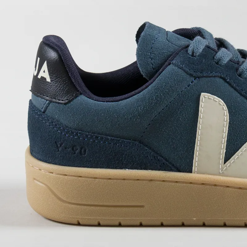 Veja Womens V-90 Suede Shoes California Pierre-4