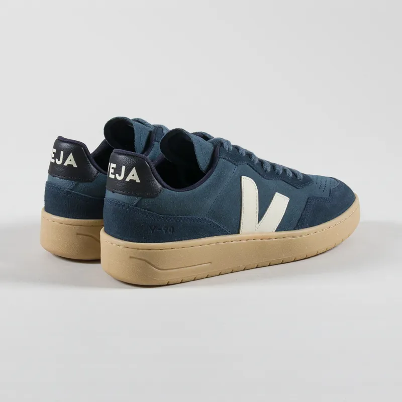 Veja Womens V-90 Suede Shoes California Pierre-1